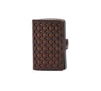 I-CLIP Original Cartera Hombre Slim con Monedero Billetes, Mini Wallet hasta 12 tarjetas, ultraligero con solo 22 g, piel, Bernard Con Marco Plata, 6P x 8,6l x 1,5H cm, Minimalista