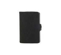 I-CLIP Original Funda para Tarjetas de crédito con Clip para Dinero - Piel Lisa - Cartera Fina - Cartera de Piel - Funda para Tarjetas - Soft Touch Negro