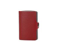 I-CLIP Cartera Delgada Tarjetero Pequeño para Tarjetas de Crédito y Billetes (Rojo)