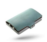 I-CLIP Original Funda para Tarjetas de crédito con Clip para Dinero - Piel Lisa - Cartera Fina - Cartera de Piel - Cartera Premium - Funda para Tarjetas - Soft Touch Ópale