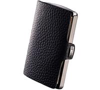 I-CLIP Titanium Estuche Ultraligero de Alta Gama para Tarjetas de crédito con Clip reemplazable para Billetes - Tarjetero de Titanio Duradero - Monedero - Billetera- Titanio Negro Satinado