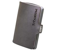 I-CLIP Titanium Estuche Ultraligero de Alta Gama para Tarjetas de crédito con Clip reemplazable para Billetes - Tarjetero de Titanio Duradero - Monedero - Billetera - Gris Urbano Titanio Oscuro