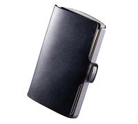 I-CLIP Titanium Tarjetero Ultraligero de Alta Gama con Clip reemplazable para Billetes - Cartera - Monedero - Titanio Satinado Cordobán Negro