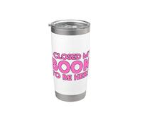 I Closed My Book To Be Here Vaso térmico de acero inoxidable de doble pared