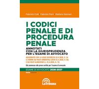 I codici penale e di procedura penale. Annotati con la giurisprudenza per l'esame di avvocato 2026-2027 (Concorsi e professioni)