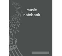 I colori della tua musica: grigio - Quaderno Pentagrammato di Musica formato A4 - 12 pentagrammi per pagina, pagine numerate, con indice iniziale. Ideale per Compositori, Studenti e Musicisti