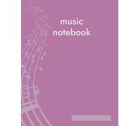 I colori della tua musica: rosa - Quaderno Pentagrammato di Musica formato A4 - 12 pentagrammi per pagina, pagine numerate, con indice iniziale. Ideale per Compositori, Studenti e Musicisti