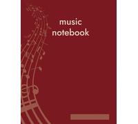 I colori della tua musica: Rosso - Quaderno Pentagrammato di Musica formato A4 - 12 pentagrammi per pagina, pagine numerate, con indice iniziale. Ideale per Compositori, Studenti e Musicisti