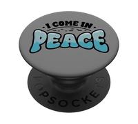 I Come In Peace Im Peace Divertido Disfraz de Pareja Amante PopSockets PopGrip Adhesivo