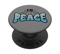 I Come In Peace Im Peace Divertido Disfraz de Pareja Amante PopSockets PopGrip Adhesivo