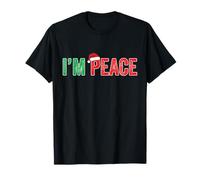I Come In Peace I'm Peace Matching Christmas Parejas Camiseta