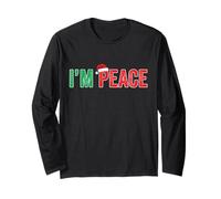 I Come In Peace I'm Peace Matching Christmas Parejas Manga Larga