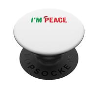 I Come In Peace I'm Peace Matching Christmas Parejas PopSockets PopGrip Adhesivo