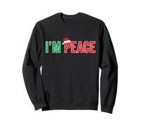 I Come In Peace I'm Peace Matching Christmas Parejas Sudadera