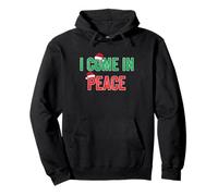 I Come In Peace I'm Peace Matching Christmas Parejas Sudadera con Capucha