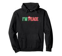 I Come In Peace I'm Peace Matching Christmas Parejas Sudadera con Capucha