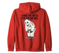 I Come Jujitsu Humor Panda Artes Marciales Broma Oso Cita Diversión Sudadera con Capucha
