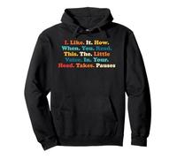 I. como. Cómo. Cuándo. Tú. Lee. Esto. La pequeña Voz. Sudadera con Capucha