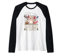 I Cook A Lotl Camiseta Manga Raglan