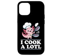 I Cook A Lotl, Funny Axolotl Cooking Carcasa para iPhone 12/12 Pro