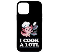 I Cook A Lotl, Funny Axolotl Cooking Carcasa para iPhone 12 mini