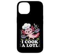 I Cook A Lotl, Funny Axolotl Cooking Carcasa para iPhone 14