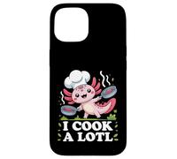 I Cook A Lotl, Funny Axolotl Cooking Carcasa para iPhone 15