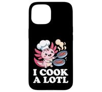 I Cook A Lotl, Funny Axolotl Cooking Carcasa para iPhone 15