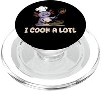 I Cook A Lotl, Funny Axolotl Cooking PopSockets PopGrip para MagSafe