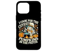 I Cook for The Cutest Pumpkins School Halloween Lunch Lady Carcasa para iPhone 16 Pro MAX