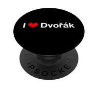 I Corazón Dvorak PopSockets PopGrip Adhesivo