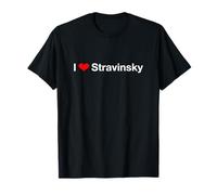I Corazón Stravinsky Camiseta