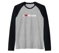 I Corazón Vivaldi Camiseta Manga Raglan