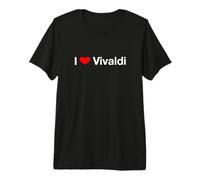 I Corazón Vivaldi Camiseta Premium