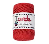 I-corde - hilo cuerda macramé 100% algodón reciclado, hilo de tejer, hilo de ganchillo (240/260 gr/ovillo ; 23 colores) (empresa española/envío desde España) (23)
