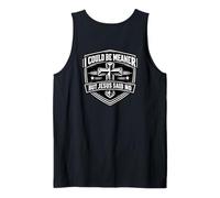 I Could Be Meaner But Jesucrist Funny Christian God Faith Camiseta sin Mangas