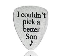 I Couldn 't pick a mejor hijo púa de guitarra joyería regalo para hijo de mamá Papá músico Regalos
