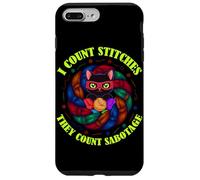 I Count Stitches They Count Sabotage Carcasa para iPhone 7 Plus/8 Plus