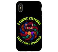 I Count Stitches They Count Sabotage Carcasa para iPhone X/XS