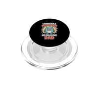 I Created A Monster He Calls Me Dad PopSockets PopGrip para MagSafe