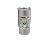 I Created A Monster She Calls Me Dad Vaso térmico de acero inoxidable de doble pared