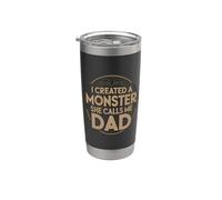 I Created A Monster She Calls Me Dad Vaso térmico de acero inoxidable de doble pared