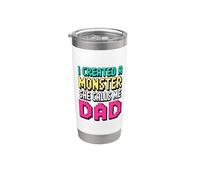 I Created A Monster She Calls Me Dad Vaso térmico de acero inoxidable de doble pared