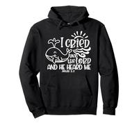 I Cried Unto The Lord Jonah and The Whale Christian Sudadera con Capucha