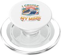 I Cruise So I Dont Lose My Mind Cruise Vacaciones PopSockets PopGrip para MagSafe