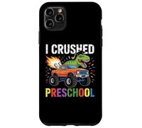 I Crushed Preschool T Rex Truck Grad Graduation Boys Kids Carcasa para iPhone 11 Pro MAX