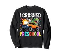 I Crushed Preschool T Rex Truck Grad Graduation Boys Kids Sudadera
