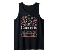 I Cry At Concerts Emotional Fan Live Music - Camiseta sin Mangas