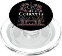 I Cry At Concerts Emotional Fan Live Music - PopSockets PopGrip para MagSafe