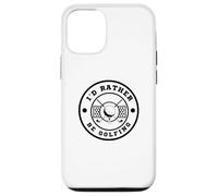 I’d Rather Be Golfing Funny Golf Lover Golf Enthusiast Carcasa para iPhone 12/12 Pro
